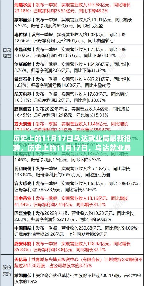 歷史上的11月17日烏達就業(yè)局招聘揭秘，最新崗位信息一覽