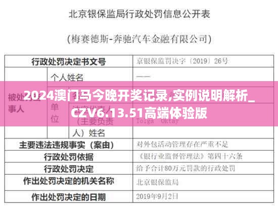 2024澳門馬今晚開獎記錄,實例說明解析_CZV6.13.51高端體驗版