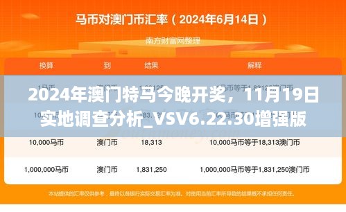 2024年澳門特馬今晚開獎(jiǎng)，11月19日實(shí)地調(diào)查分析_VSV6.22.30增強(qiáng)版