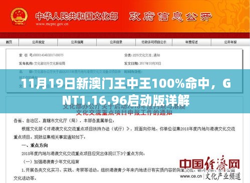 11月19日新澳門王中王100%命中，GNT1.16.96啟動(dòng)版詳解