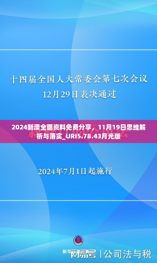 2024新澳全面資料免費分享，11月19日思維解析與落實_URI5.78.43月光版