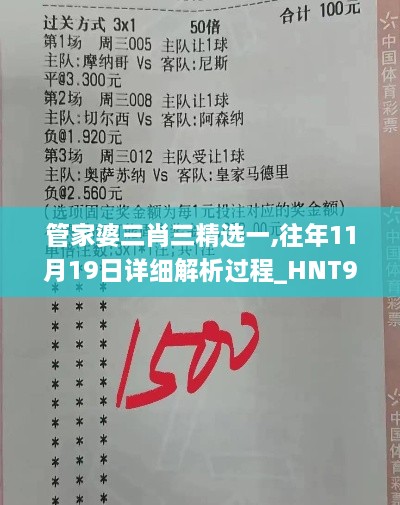 管家婆三肖三精選一,往年11月19日詳細(xì)解析過程_HNT9.17.96大師版