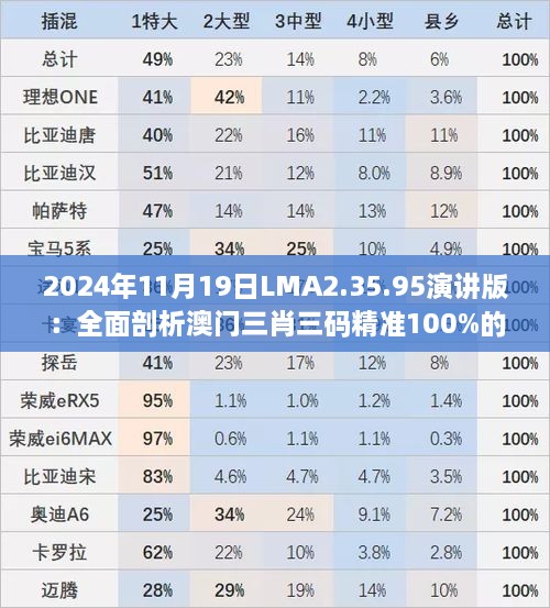 2024年11月19日LMA2.35.95演講版：全面剖析澳門三肖三碼精準100%的背景與意義及實戰(zhàn)經驗