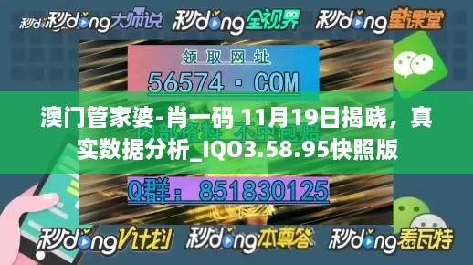 澳門管家婆-肖一碼 11月19日揭曉，真實數(shù)據(jù)分析_IQO3.58.95快照版