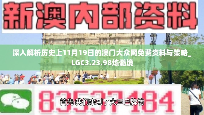 深入解析歷史上11月19日的澳門大眾網(wǎng)免費(fèi)資料與策略_LGC3.23.98煉髓境