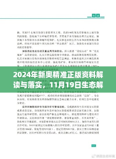 2024年新奧精準正版資料解讀與落實，11月19日生態(tài)解析_PYC5.37.70煉皮境