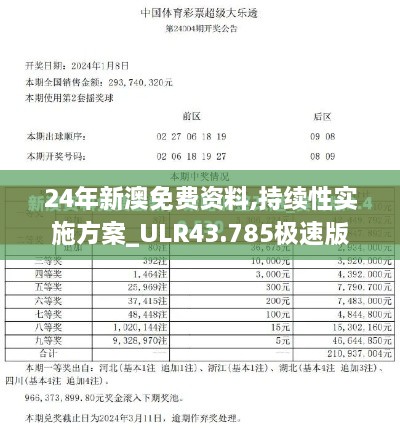 24年新澳免費資料,持續(xù)性實施方案_ULR43.785極速版