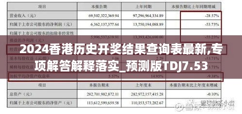 2024香港歷史開獎(jiǎng)結(jié)果查詢表最新,專項(xiàng)解答解釋落實(shí)_預(yù)測(cè)版TDJ7.53