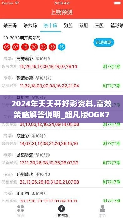 2024年天天開好彩資料,高效策略解答說明_超凡版OGK7.79