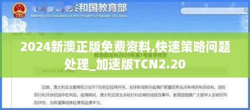 2024新澳正版免費(fèi)資料,快速策略問題處理_加速版TCN2.20