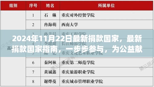 2024年11月最新版捐款指南，如何一步步參與公益貢獻力量