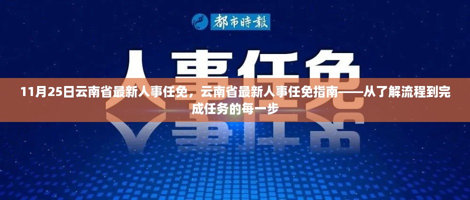 云南省最新人事任免詳解，從流程指南到任務(wù)完成每一步的指引