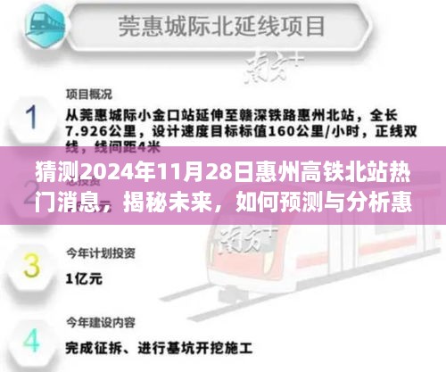 揭秘未來熱門消息，惠州高鐵北站發(fā)展預測與深度分析指南（2024年11月28日版）