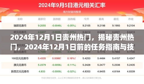 揭秘貴州熱門，任務指南與技能學習之旅（2024年12月1日版）