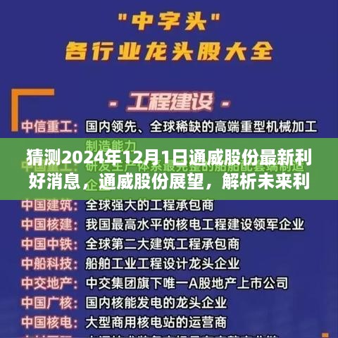 未來展望，解析通威股份在2024年的利好消息及其背后的力量