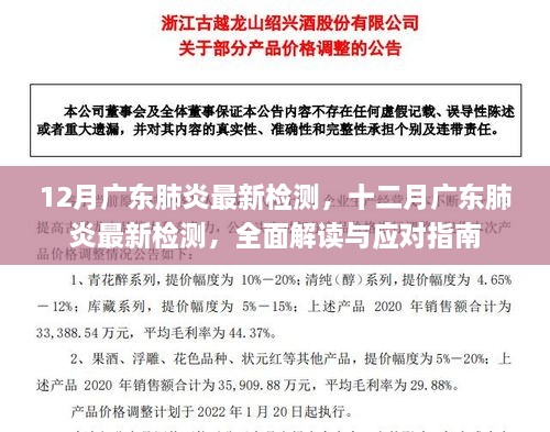 12月廣東肺炎最新檢測，十二月廣東肺炎最新檢測，全面解讀與應(yīng)對指南