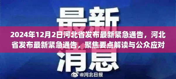 河北省最新緊急通告解讀與公眾應(yīng)對(duì)指南，聚焦要點(diǎn)解讀