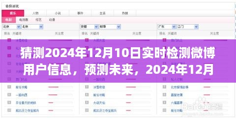 2024年12月10日微博用戶信息實時檢測探析，預(yù)測未來的深度洞察