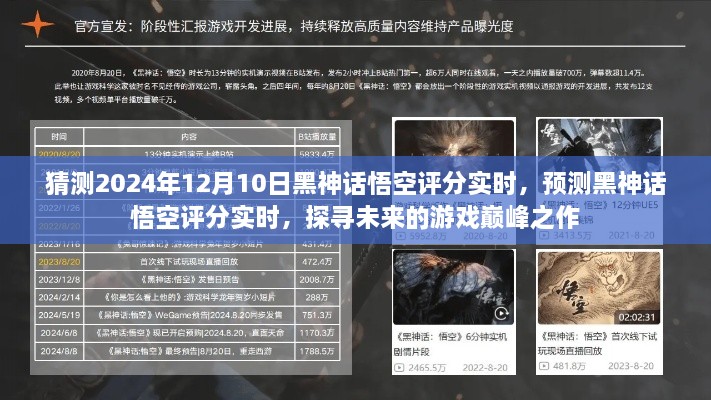 探尋未來游戲巔峰之作，預(yù)測黑神話悟空評(píng)分實(shí)時(shí)，展望2024年12月10日