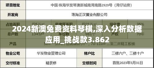 2024新澳兔費(fèi)資料琴棋,深入分析數(shù)據(jù)應(yīng)用_挑戰(zhàn)款3.862