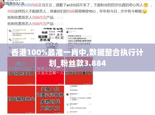 香港100%最準一肖中,數(shù)據整合執(zhí)行計劃_粉絲款3.884