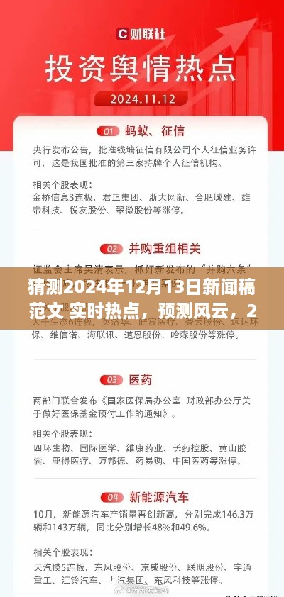 建議，風云展望，預測即將到來的2024年12月13日新聞熱點實時報道。