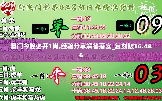 澳門今晚必開1肖,經(jīng)驗(yàn)分享解答落實(shí)_復(fù)刻版16.486