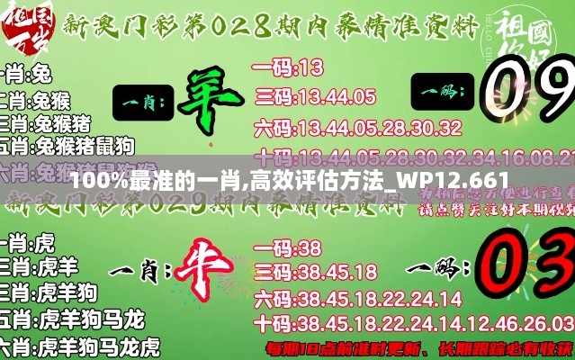 100%最準(zhǔn)的一肖,高效評估方法_WP12.661