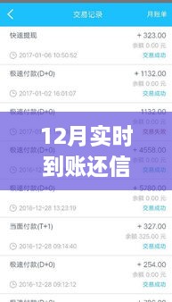 12月實(shí)時(shí)到賬，高效管理信用卡欠款，輕松還信用卡