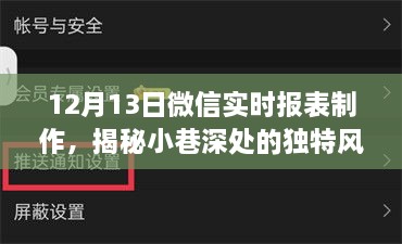 揭秘小巷深處的獨(dú)特風(fēng)味，特色小店的微信實(shí)時(shí)報(bào)表制作之旅揭秘日?qǐng)?bào)表背后的故事