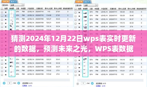 WPS表實時更新預(yù)測，未來之光篇章下的數(shù)據(jù)預(yù)測與未來展望（2024年預(yù)測報告）