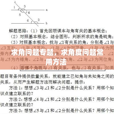 求角問題專題，求角度問題常用方法 