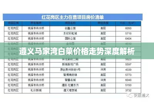 遵義馬家灣白菜價(jià)格走勢(shì)深度解析