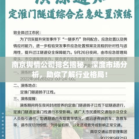 南京輿情公司排名揭秘，深度市場分析，助你了解行業(yè)格局！