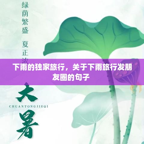 下雨的獨家旅行，關(guān)于下雨旅行發(fā)朋友圈的句子 