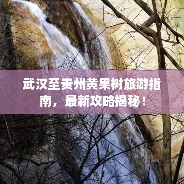 武漢至貴州黃果樹旅游指南，最新攻略揭秘！